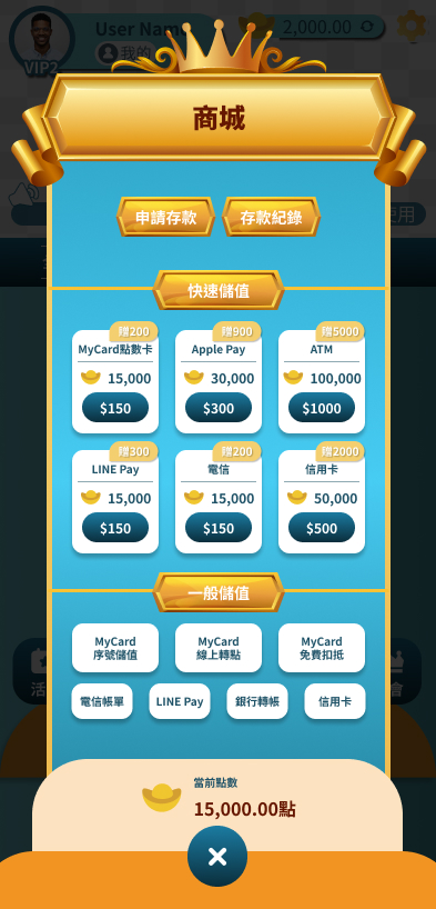 商城主彈窗